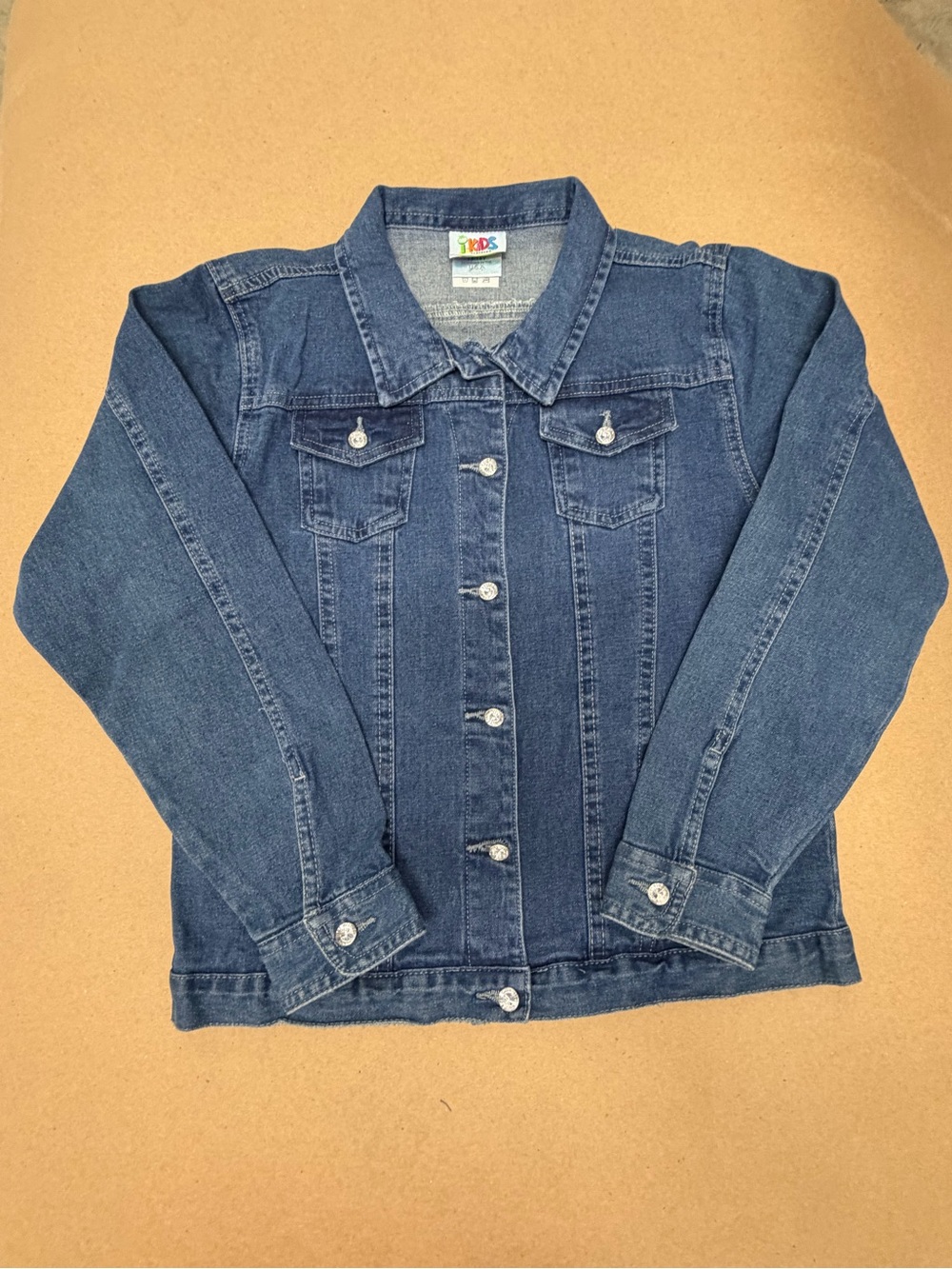 Private Label Dark Blue Kids Jean Jacket